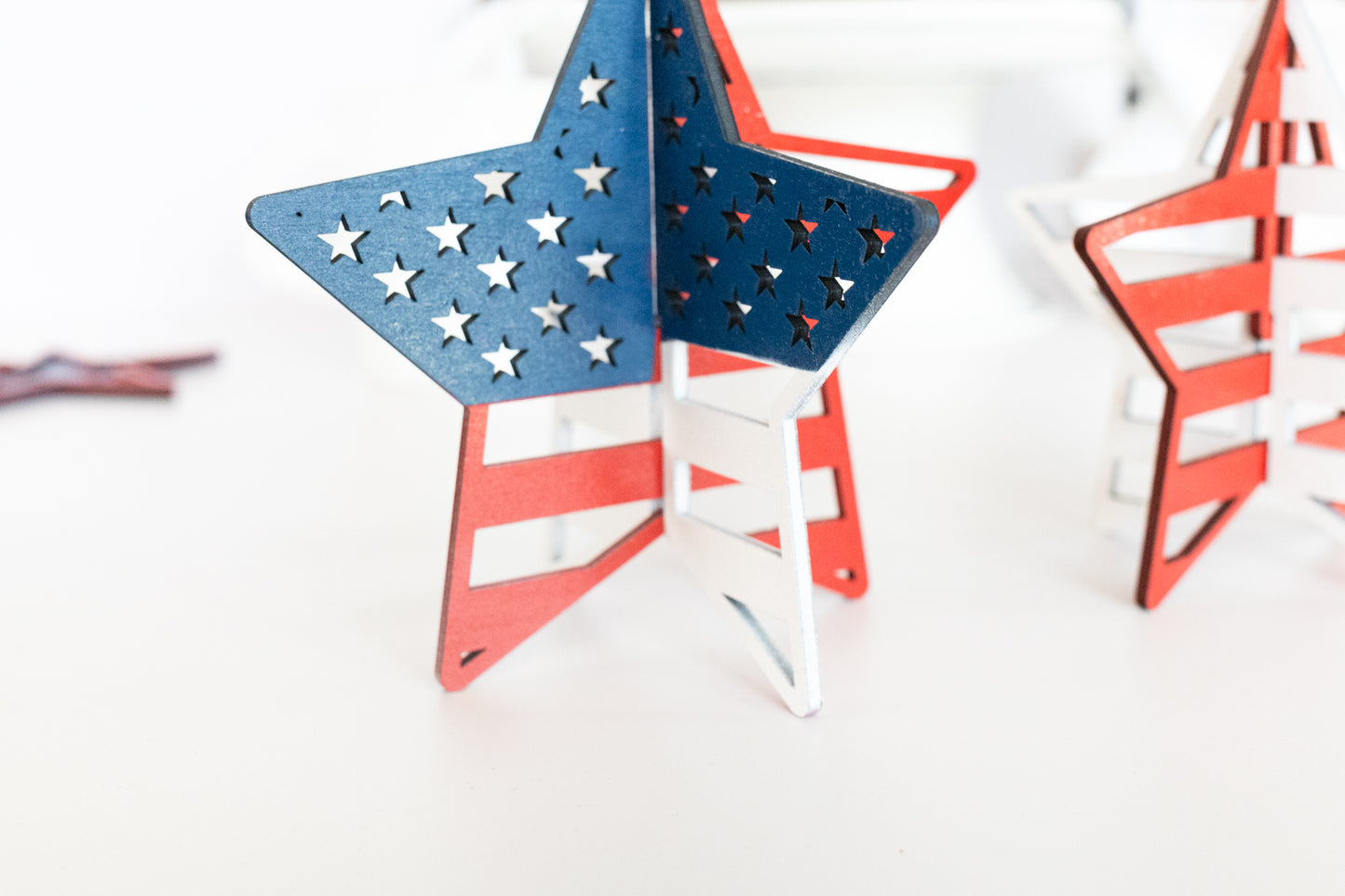 Patriotic Stars- Set of 2 Americana Decor