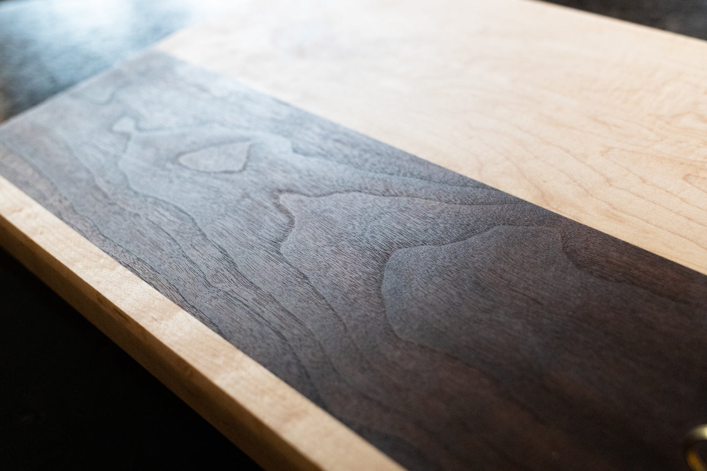 Cutting Board - Maple & Black Walnut - Large